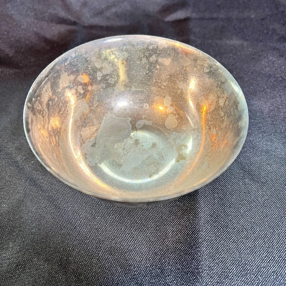 Vintage WM. A. Rogers Paul Revere Reproduction Silverplate Bowl 4″‎ Colonial